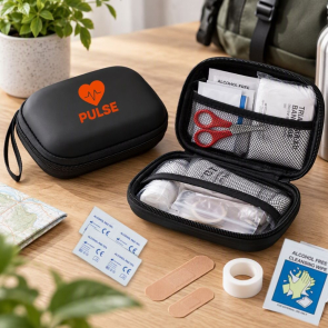 First Aid Kit in PU Case