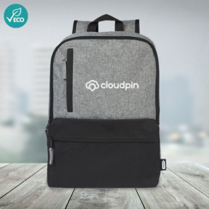 Reclaim 15" GRS Recycled Two-Tone Laptop Backpack 14L