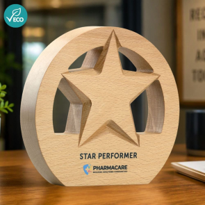 Beech Cut Out Award 180 x 160mm