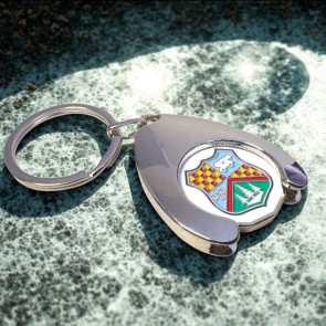 Wishbone Trolley Coin Keyring