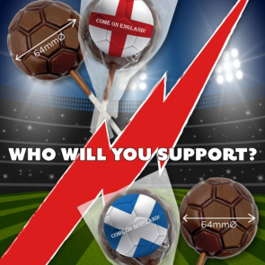 Milk Chocolate Football Lolly 40g