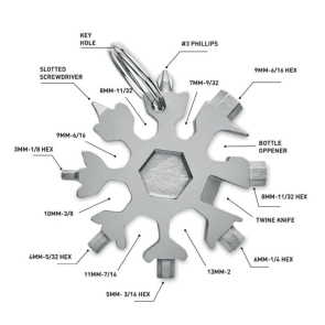 Multi Tool in Snowflake Shape