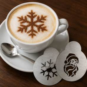 Bespoke Stainless Steel Coffee Stencil