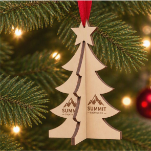 3D Christmas Tree Shaped Ornament