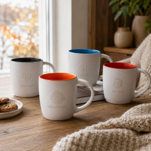 Ceramic ColourPop White Mug 355ml