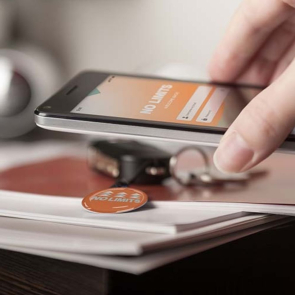 Double Sided Domed NFC Keyring