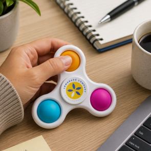 Pop It Fidget Triple Spinner