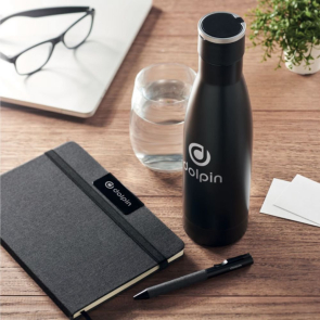 Luxury 3 Piece Gift Det with Pen, Bottle and Notebook