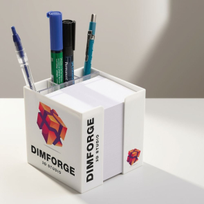 Paper Cube with Stationery Compartments