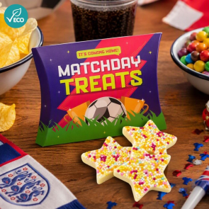 4 White Chocolate Jazzie Stars in Large Pouch