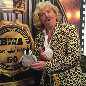 Pella Penguin with Keith Lemon impressionist