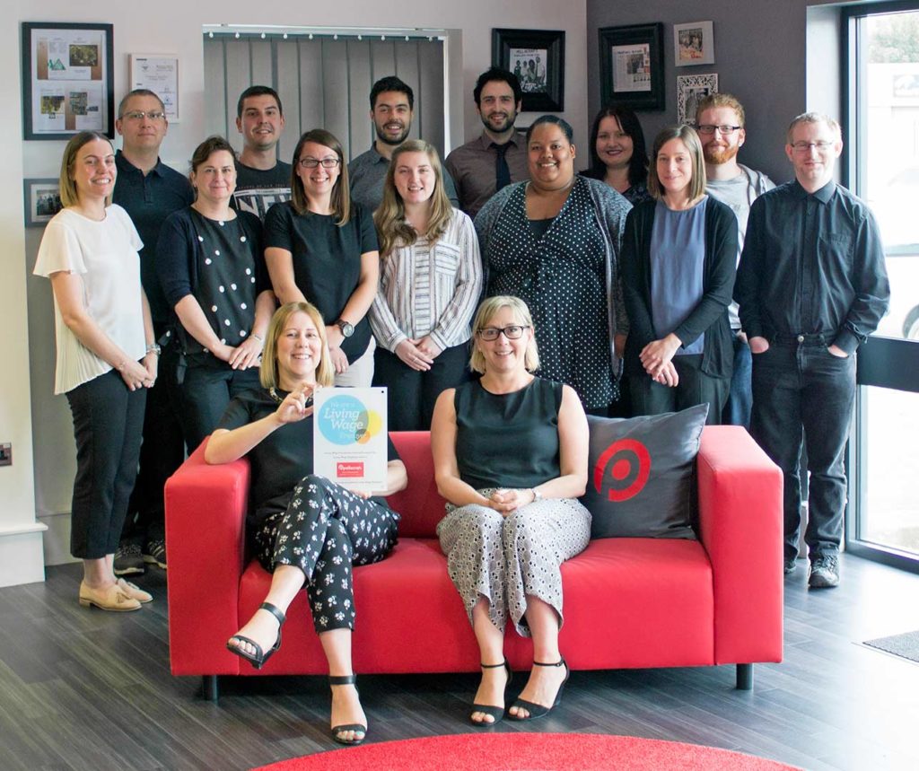 Pellacraft team - Living Wage employer Pellacraft team - Living Wage employer