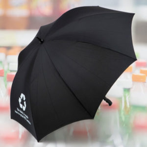 Sustainable Recycled PET Umbrellas for UK Weather.