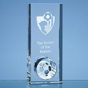 Optical Crystal Football in the Hole Award