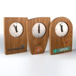 Premium Branded Gifts - Real Wood Clock